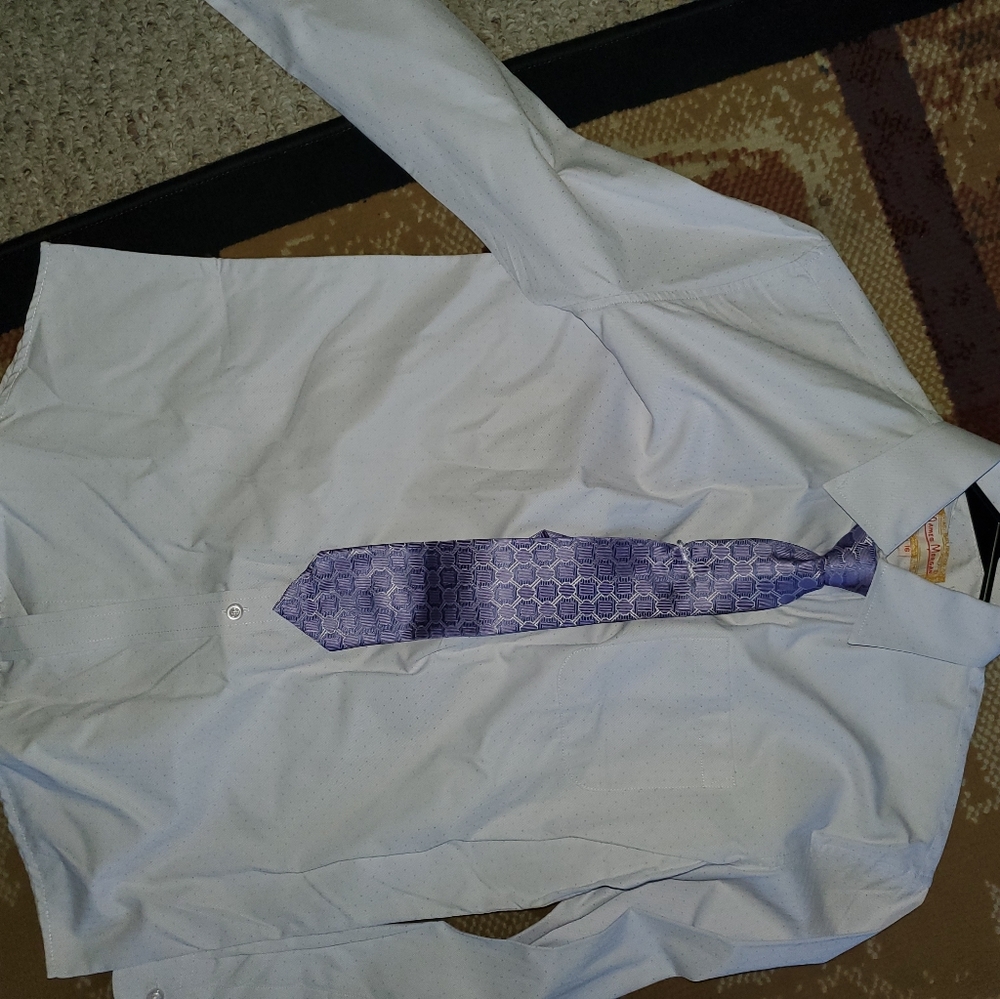 A tie in a shirt